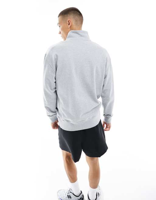 New Balance – Szara bluza z suwakiem pod szyją, 3 z 4
