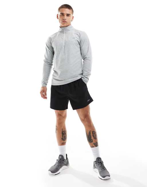 New Balance – Szara bluza z zamkiem pod szyją, 3 z 4