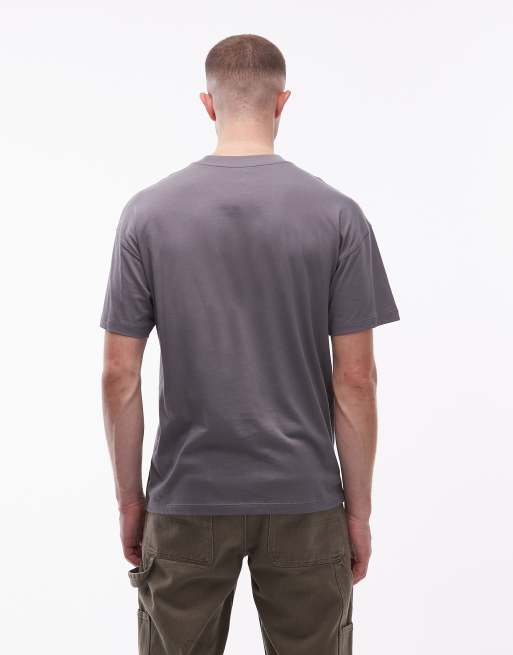 New Balance - T-shirt à imprimé graphique linéaire - Gris foncé, 3 de 5