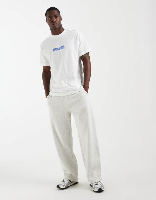 New Balance - T-shirt à motif ondulé - Bleu marine, 2 de 5