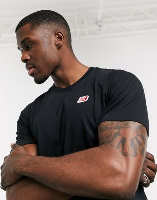 T-shirts unis New Balance - T-shirt à petit logo - Noir