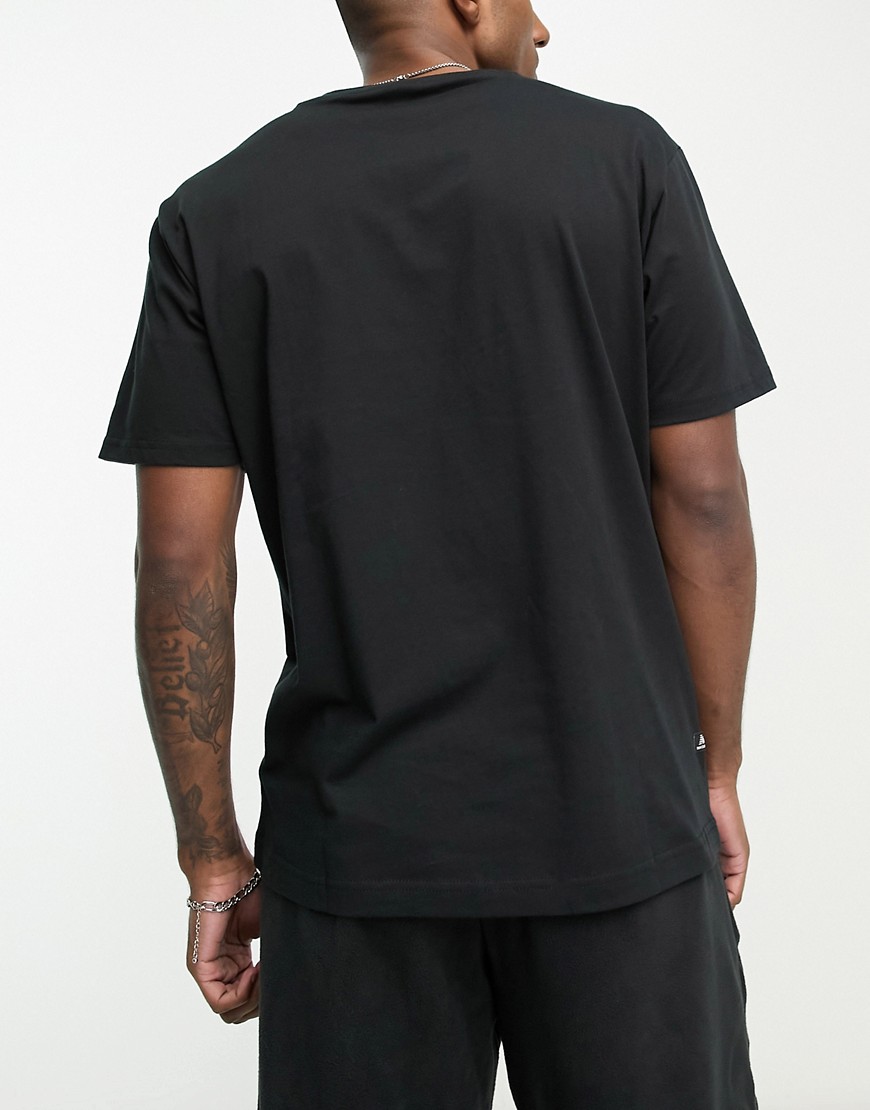 T-shirt con logo lineare, colore nero-Black - New Balance T-shirt donna  - immagine3