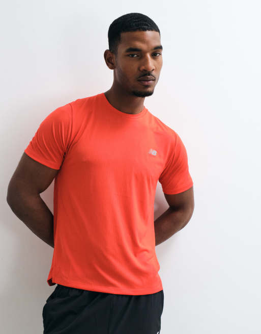 New Balance t-shirt essentiel Rc en neo flame, 4 de 5