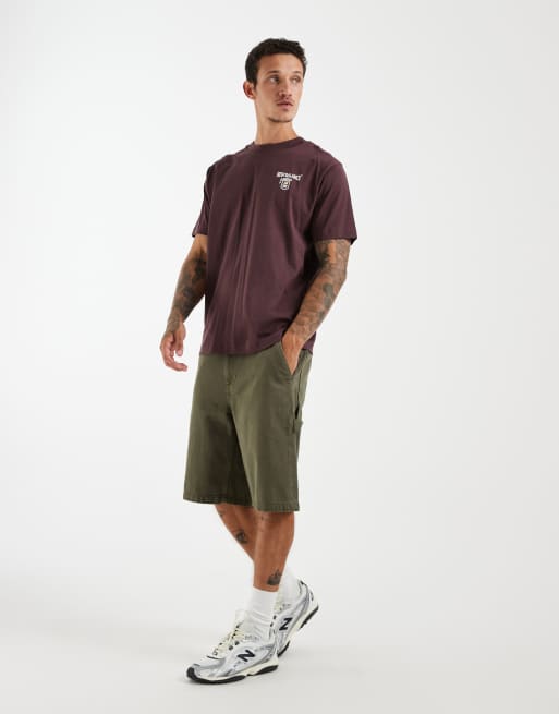 New Balance t-shirt graphique London en bordeaux, 2 de 5