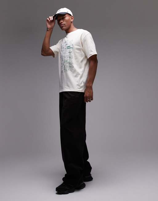 New Balance - T-shirt met hardloopprint in gebroken wit, 4 van 4