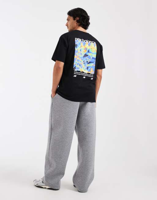 New Balance T-Shirt mit Heatmap-Grafik in Schwarz, 3 von 5