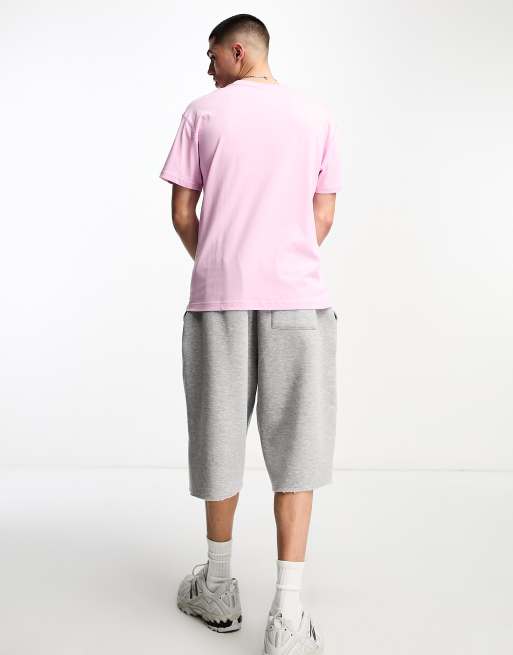 New Balance – T-Shirt mit kleinem Logo in Rosa, 2 von 4