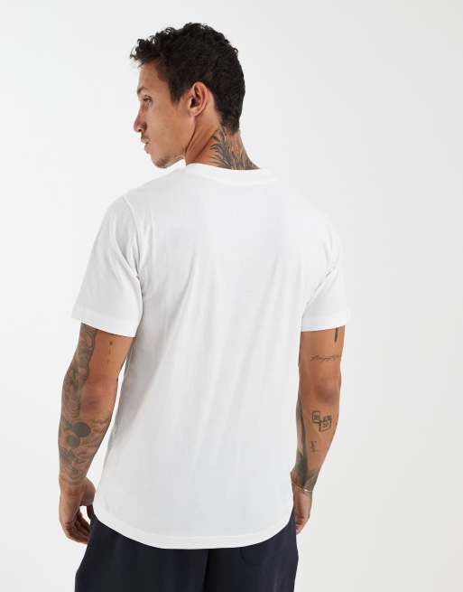 New Balance T-Shirt mit ovalem Logo in Weiß, 5 von 5