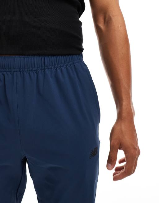 New Balance - Tenacity - Geweven broek met stretch in blauw, 4 van 5