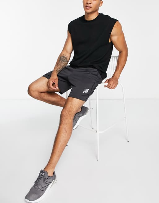 New Balance Tenacity Grit football shorts in black