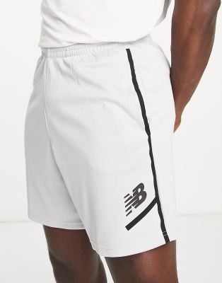 New Balance Tenacity Grit football shorts in grey - ASOS Price Checker