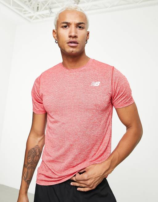 New Balance - Tenacity - Rød T-shirt