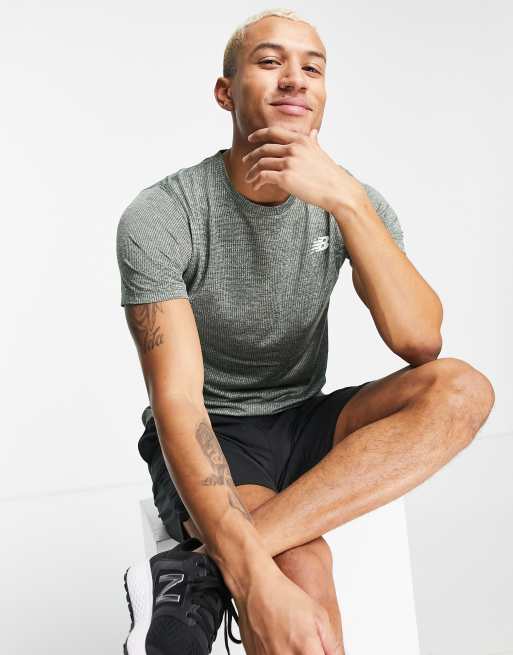 New Balance Tenacity t-shirt in grey | ASOS