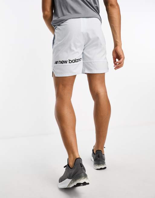 New balance white store shorts