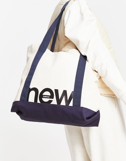 New Balance tote bag in white | ASOS