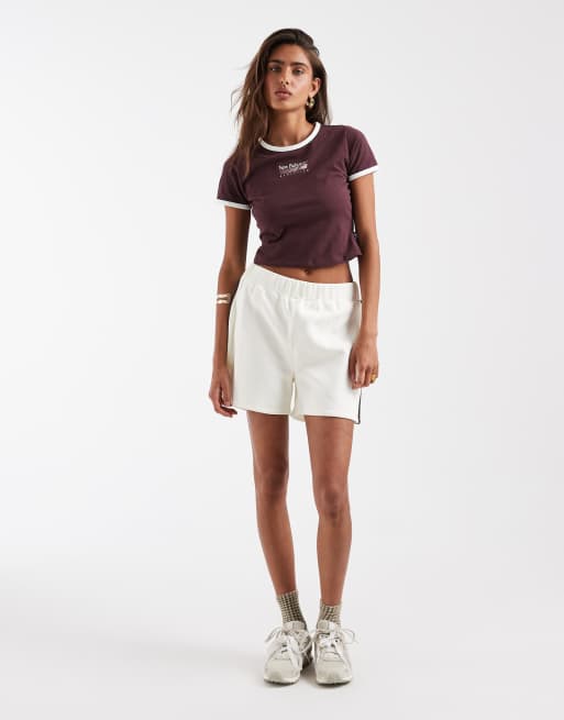 New Balance – Trackside – Brun t-shirt med kantrand, 3 av 4