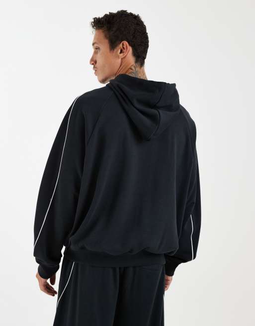 New Balance trackside french terry hoodie in black, 3 of 5