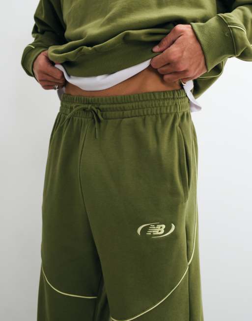 New Balance – Trackside – Frottee-Hose in Sportgrün, 3 von 5