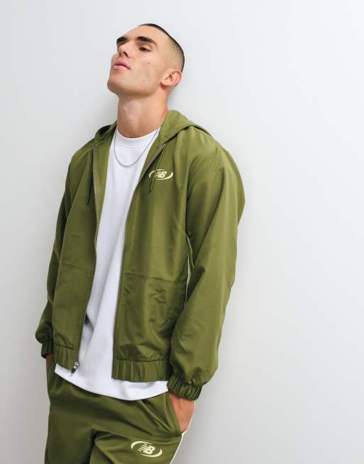 New Balance - Trackside - Geweven jack in sportgroen, 3 van 5