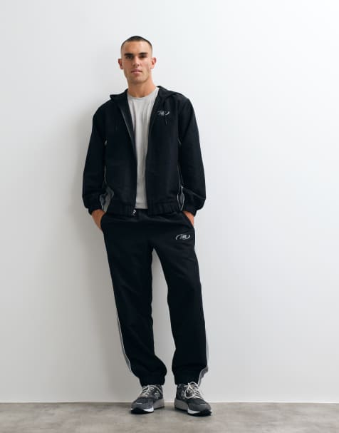New Balance – Trackside – Hose aus Webstoff in Schwarz - view 1