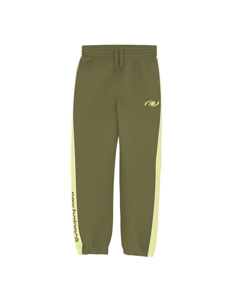 New Balance – Trackside – Hose aus Webstoff in Sportgrün - view 1