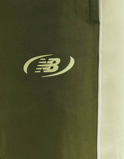 New Balance – Trackside – Hose aus Webstoff in Sportgrün, 4 von 5