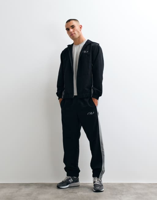New Balance - Trackside - Jack van geweven stof in zwart, 2 van 5