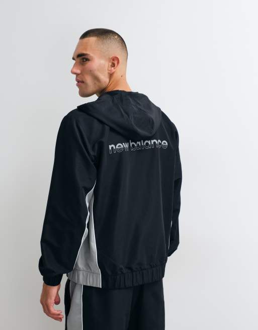 New Balance - Trackside - Jack van geweven stof in zwart, 3 van 5