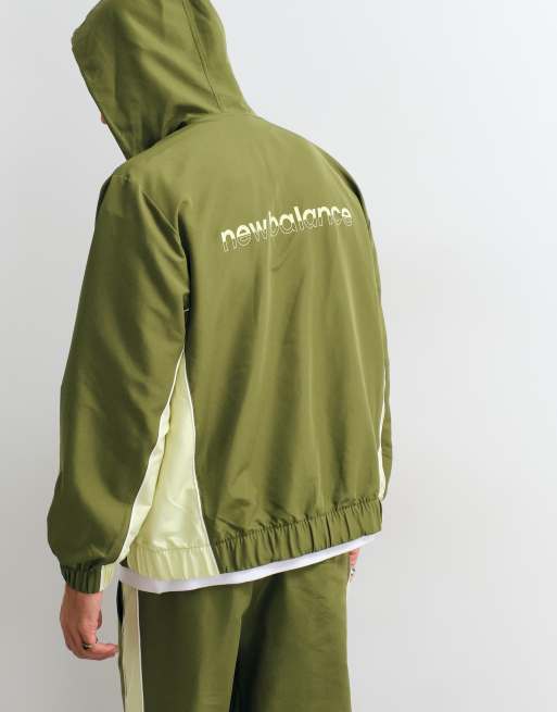 New Balance – Trackside – Jacke aus Webstoff in Sportgrün, 5 von 5