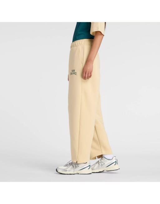 New Balance - Trackside - Pantalon barrel en polaire - Sésame toasté, 2 de 4
