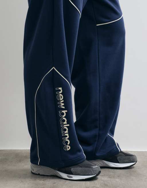 New Balance - Trackside - Pantalon en tissu éponge - Bleu marine Nb, 3 de 5