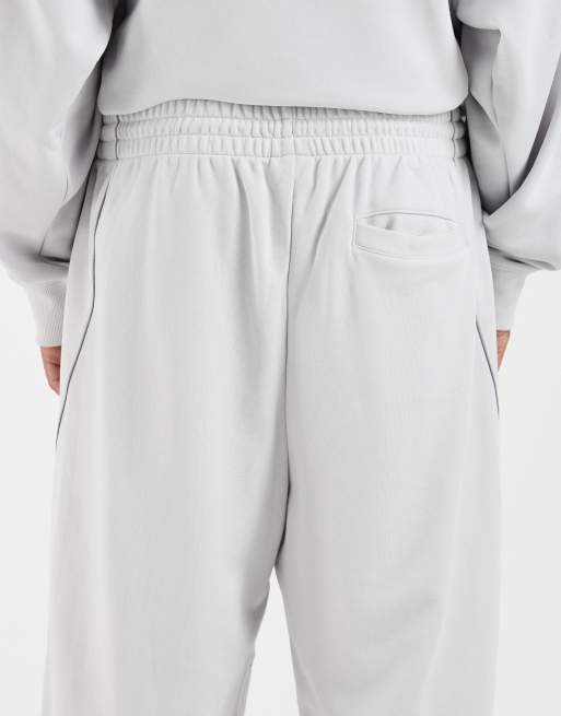 New Balance - Trackside - Pantaloni sportivi in spugna grigi, 3 di 5