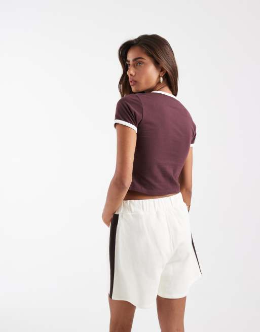 New Balance - Trackside Ringer - Camiseta marrón, 4 de 4