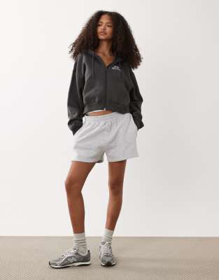 New Balance - Trackside - Sweat à capuche zippé en polaire - Noir