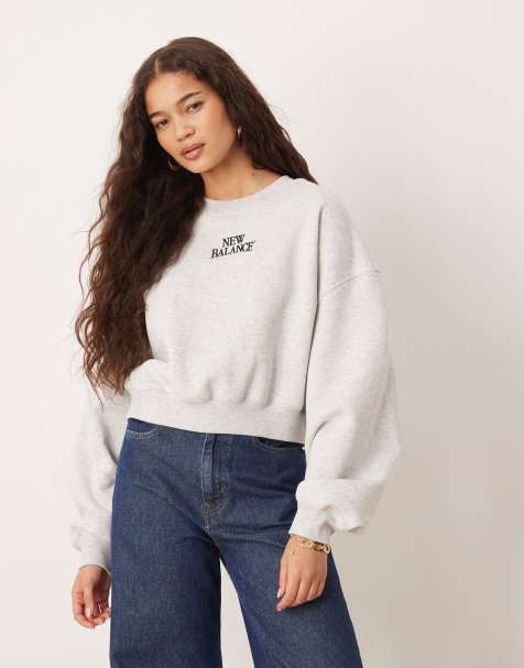 New Balance - Trackside - Sweat en molleton - Gris chiné - view 1