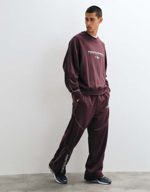 New Balance Trackside Sweatshirt aus French Terry in Cherry Leather, 2 von 5