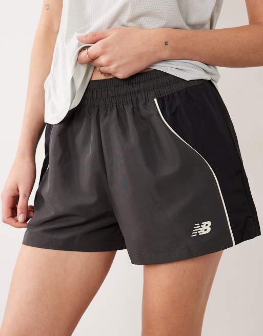 New Balance Trackside woven short in black cement, 4 of 5