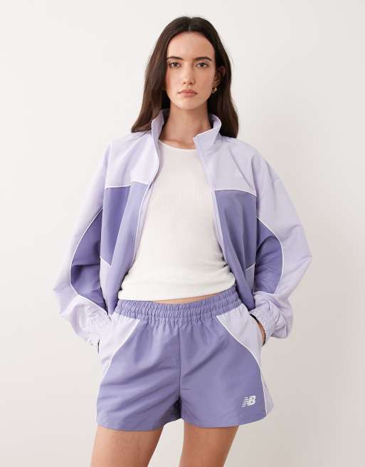 New Balance Trackside woven short in dark smoked violet, 5 of 5