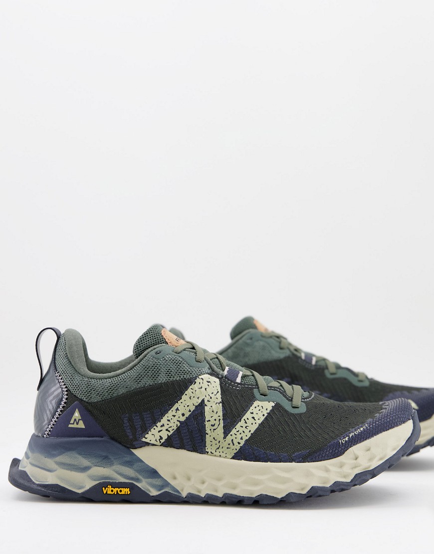 New Balance Trail Fresh Foam Hierro sneakers in gray and green-Grey