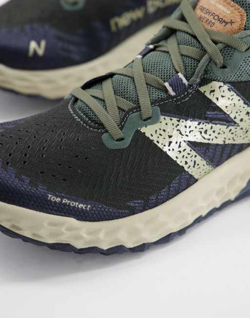 New Balance Trail Fresh Foam Hierro trainers in grey and green ASOS