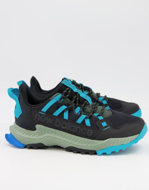 New Balance - Trail Shando - Sneakers in zwart en aqua