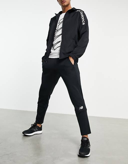 New Balance Training tenacity knit sweatpants in black New Balance Training tenacity knit sweatpants in black