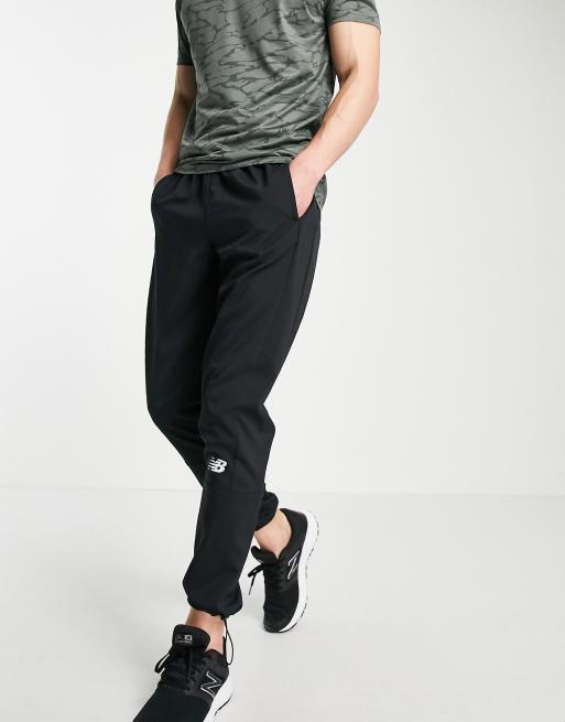 New Balance Training tenacity woven joggers in black