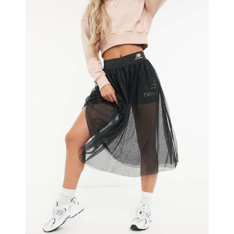 Adidas tulle 2024 skirt black xl