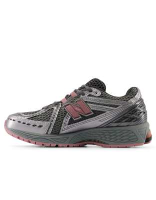 U1906RV1 - Sneaker in dunklem Metallic-Silber-Grau Grau 40.5