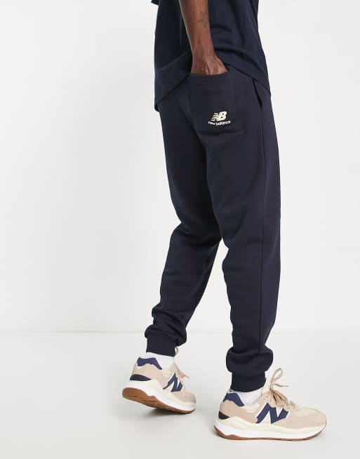 New Balance Running achiever woven joggers in navy