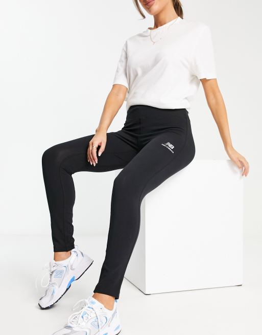 New Balance Unisex – Czarne legginsy