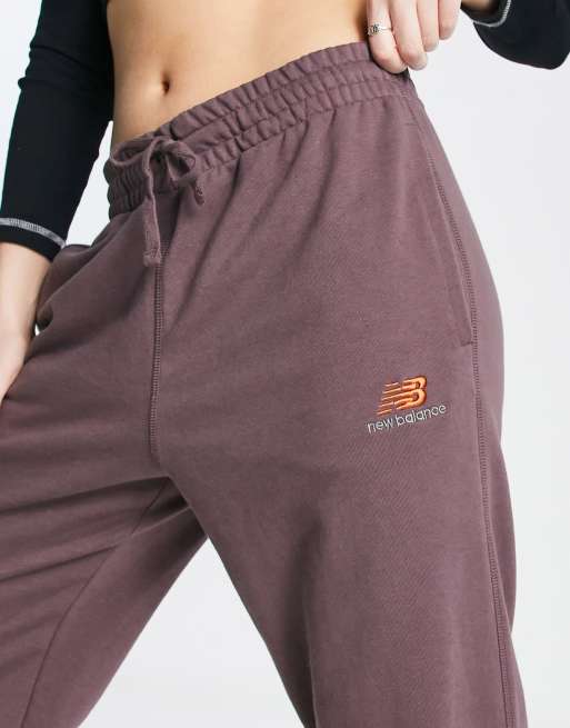 New Balance unisex joggers in mauve