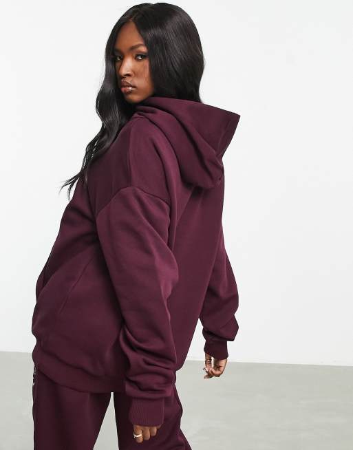 New balance hoodie on sale burgundy