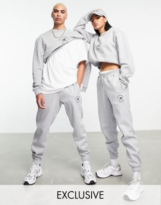 New Balance unisex life in balance joggers in grey - ASOS Price Checker